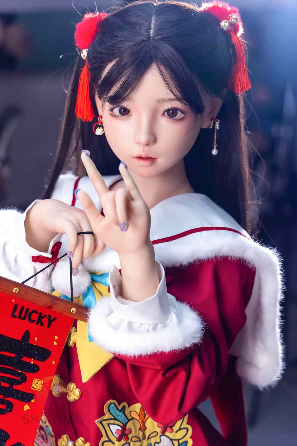 Reseña de la muñeca sexual de silicona con cabeza de copa C de 148 cm/4 pies 10 pulgadas - Luo Xiaoxi de SHEDOLL