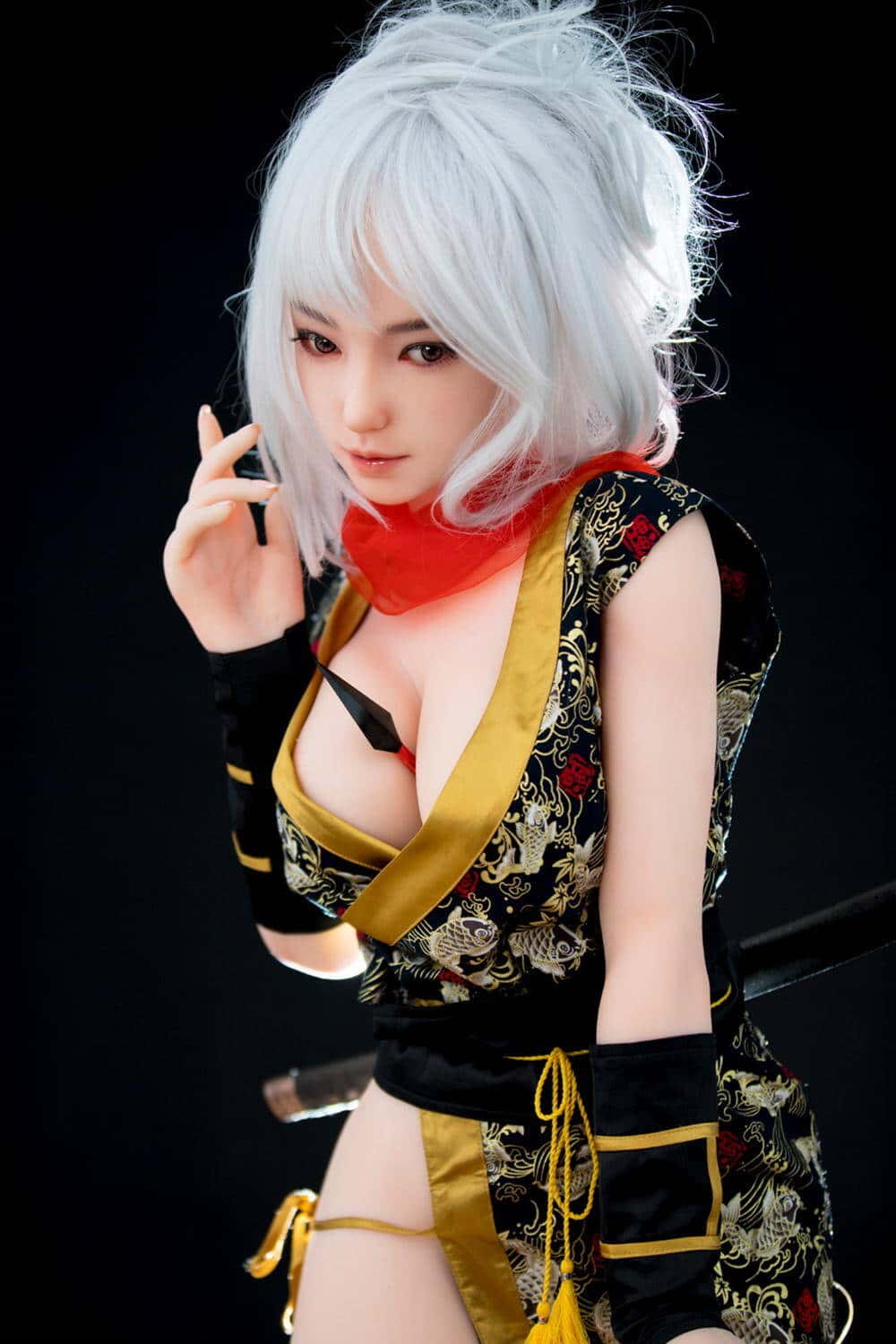 Reseña de la muñeca sexual de silicona con cabeza de copa C de 148 cm/4 pies 10 pulgadas - Modelo Ninja de XY Doll