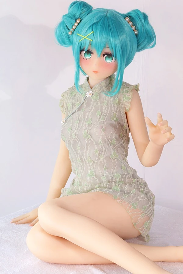 Autome Doll presenta a Rosalee, una encantadora muñeca sexual de anime de 145 cm con un adorable cabello azul.