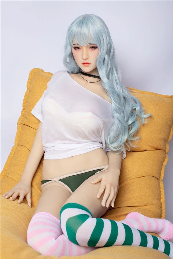 Reseña de la muñeca sexual Galaxy Doll Janet de 160 cm con cabello azul de American Warehouse: una mirada detallada al realismo y la calidad