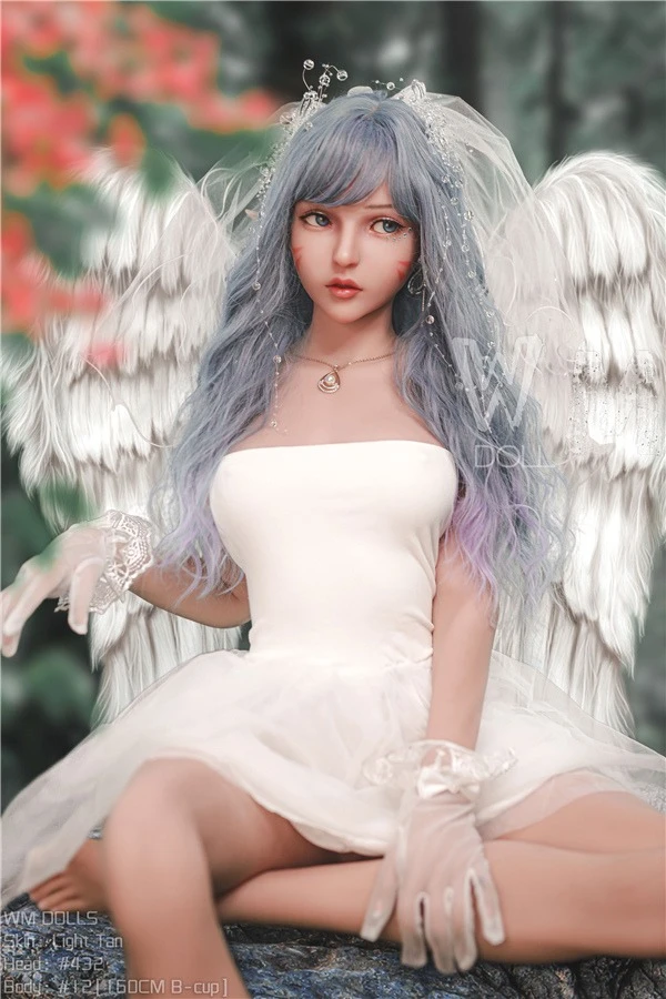 Muñeca sexual WM Dolls Big Booty Fantasy Angel Maggie de 160 cm con segunda cabeza de cortesía