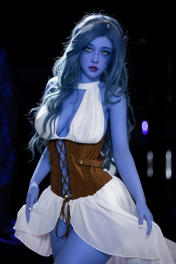 Reseña de la impresionante muñeca sexual azul Carmen de 160 cm de Aibei Doll