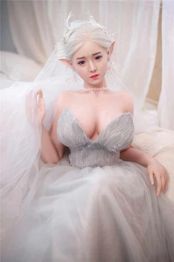 Reseña de la muñeca JY 2021 Magical Anime Pure Fairy Princess Marina, cabeza de silicona de 157 cm