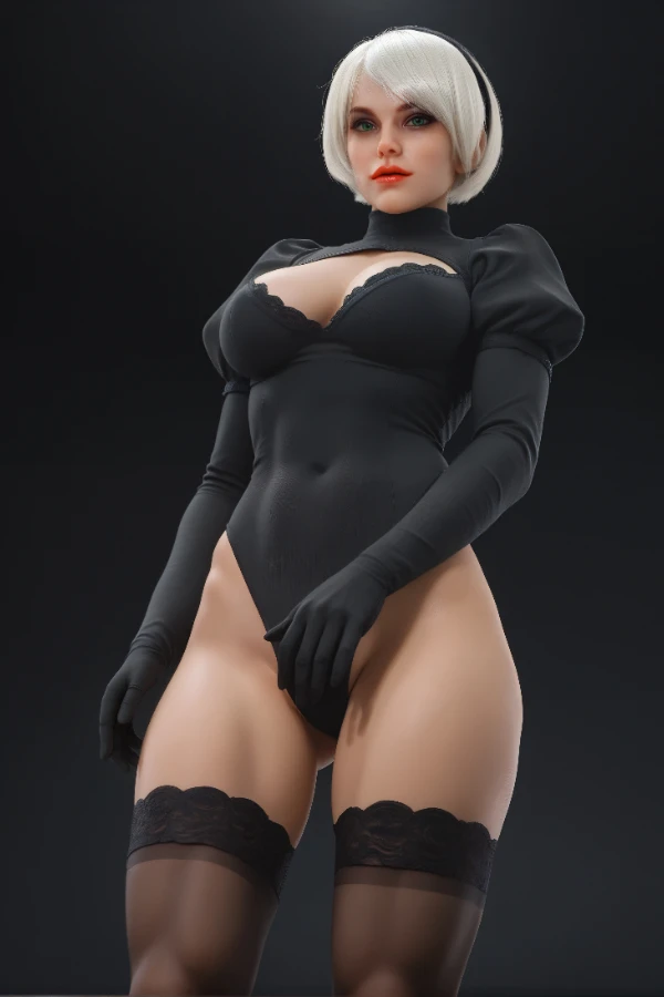 Reseña de la muñeca sexual 6YE Muscle 2B NieR de 162 cm: mandíbula móvil y estructura oral exploradas