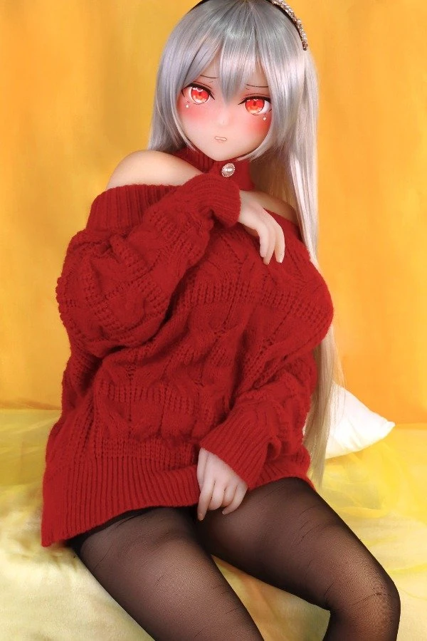 Muñeca Autome Mabel, una muñeca de amor de anime de 155 cm con curvas exageradas