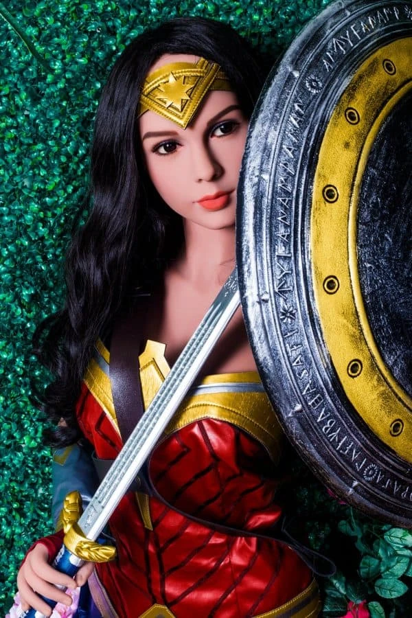 Muñeca sexual WM Dolls Fantasy Wonder Woman de tamaño real, 165 cm, incluye una segunda cabeza gratis.