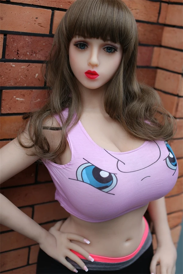Climax Doll - Muñeca sexual realista Annalise de pelo largo y busto generoso de 160 cm