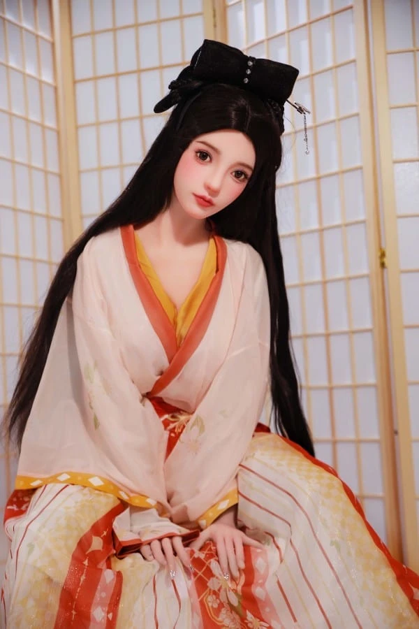 DIMU DOLL Alina 166cm - Exquisita muñeca asiática de silicona con figura curvilínea