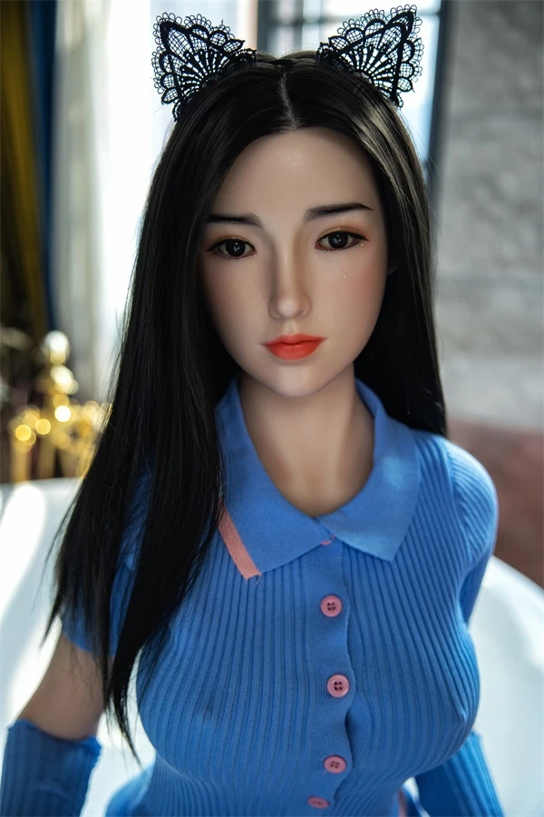 Muñeca sexual japonesa realista Adelyn de 168 cm con cabeza de silicona de DIMU DOLL