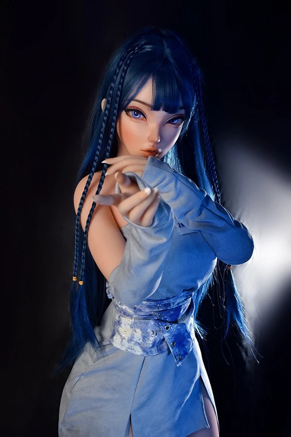 Reseña de la muñeca sexual de fantasía misteriosa de Elsa Babe, Fiona, de 148 cm y cabello azul