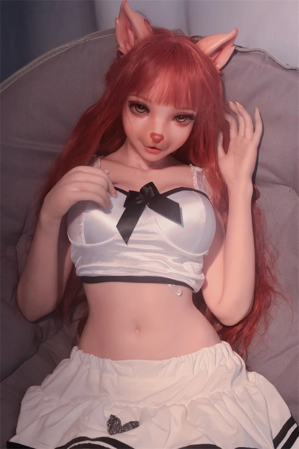 Reseña de la muñeca sexual Elsa Babe Hailey de 150 cm con temática animal y pelirroja