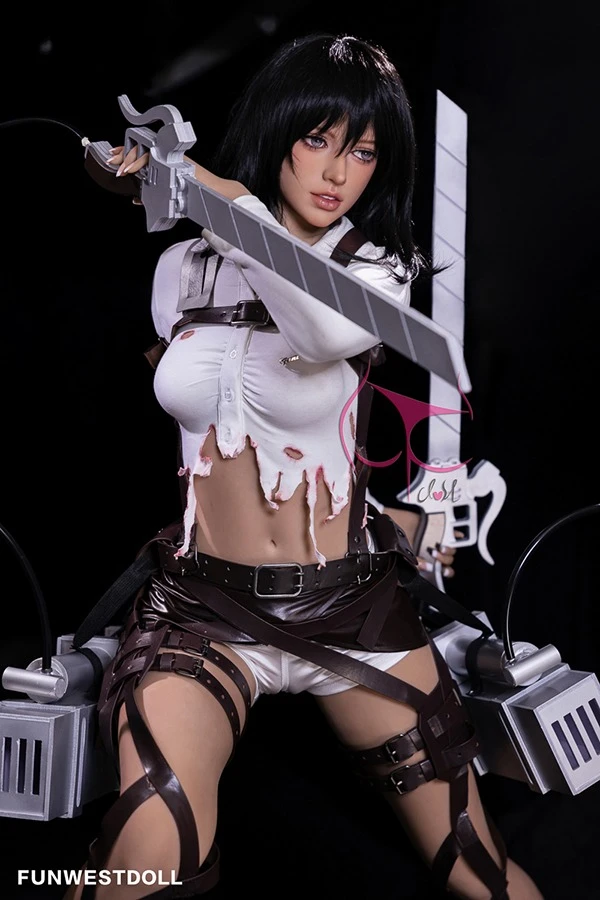 Muñeca Funwest - Encantadora muñeca sexual inspirada en el anime Mikasa Ackerman 159 cm
