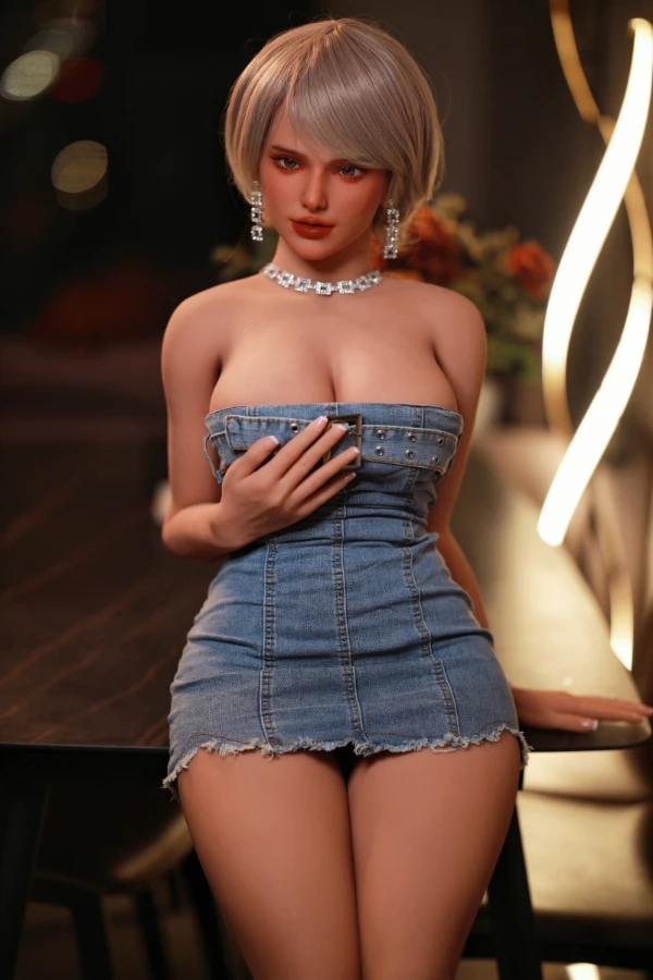 Muñeca sexual Fire Doll - Callie, 163 cm, pechos grandes y trasero grande con segunda cabeza gratis