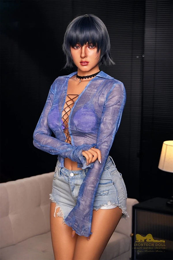 Muñeca Irontech - Jaycee, 168 cm, realista y atractiva, con pechos pequeños