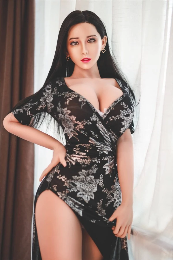 JY Doll Adley - Muñeca sexual asiática madura y atractiva de 170 cm con cabeza de silicona