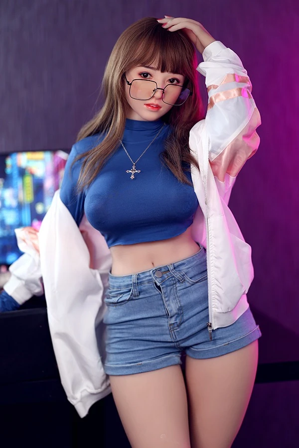 JY Doll - Muñeca sexual japonesa realista Jaylee con un trasero enorme y adorable de 163 cm (cabeza de silicona)