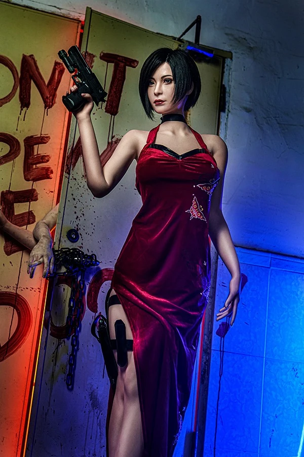Figura hiperrealista de Ada Wong de 166 cm de Resident Evil de Game Lady