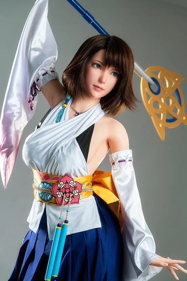 Muñeca sexual de silicona Yuna de Final Fantasy de Game Lady (167 cm)