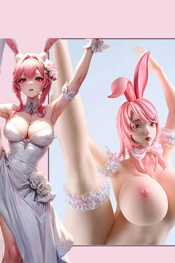 Reseña de la muñeca sexual de silicona MRL DOLL Sakura Bunny Macy con ropa, zapatos y soporte de muñeca incluidos