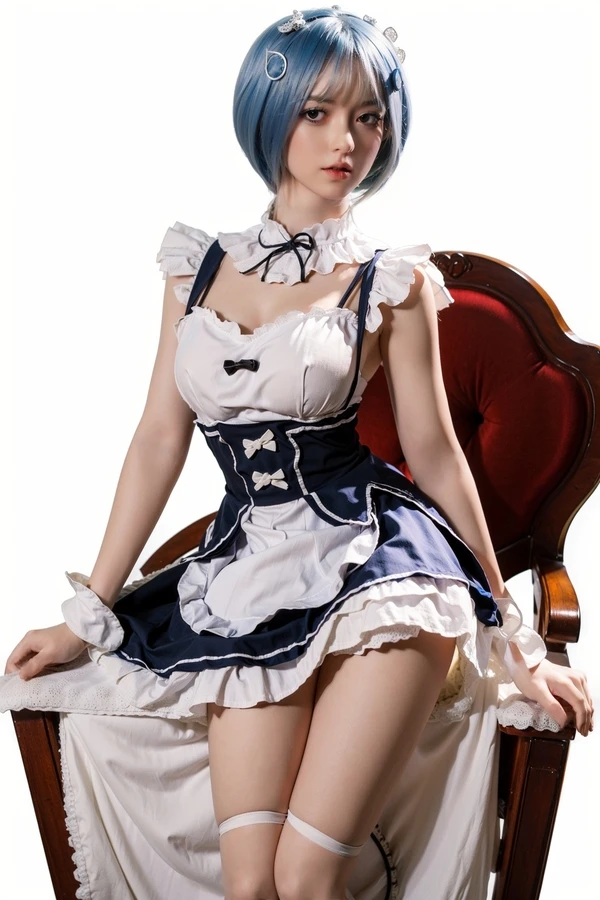 Reseña: Muñeca sexual de cosplay de anime Rem de Orange In de 158 cm con mandíbula móvil y estructura oral