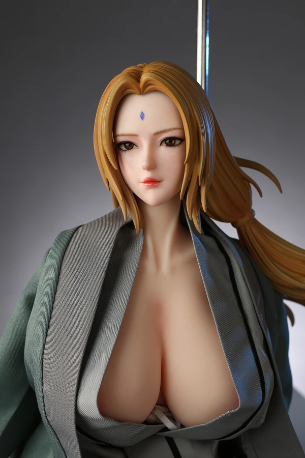 Reseña de la muñeca sexual Otaku Naruto Tsunade de 65 cm con atuendo de regalo