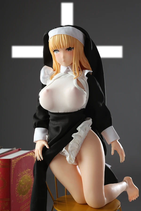 Reseña de la muñeca sexual Otaku Nun Doto Yumi de 65 cm con atuendos de regalo