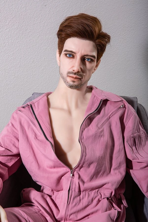 Muñeca sexual masculina madura realista Qita Doll Damon de 175 cm y 1,75 m con cabeza de silicona