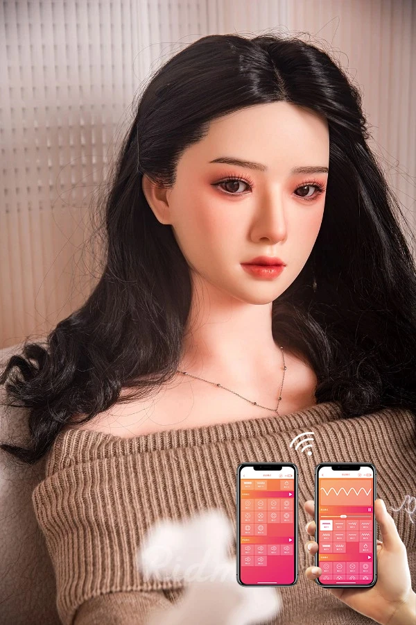 Muñeca Ridmii - Muñeca sexual asiática Wrenley de 163 cm con segunda cabeza de regalo