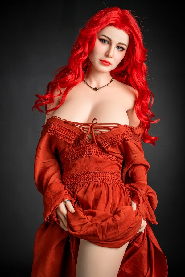 Reseña de la muñeca Starpery Eva: Explorando la muñeca sexual madura pelirroja de piel clara y copa D de 171 cm