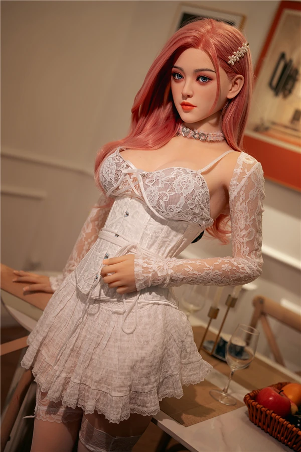 Muñeca SY Bailey de 160 cm con cabeza de silicona y bonito cabello rosa. Análisis y reseña detallada.
