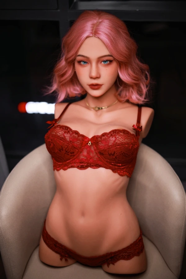 Reseña de Fire Doll: Explorando la nueva experiencia de la muñeca sexual de cabello rosa Torso Lyla de 87 cm
