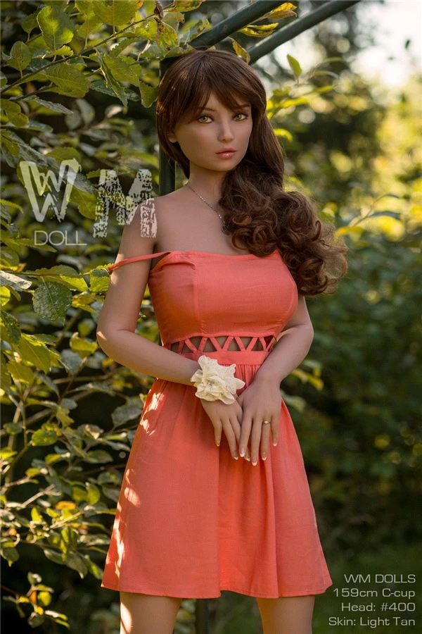 Muñeca sexual madura WM Dolls Adelaide de tamaño completo con gran trasero, 159 cm, con segunda cabeza adicional