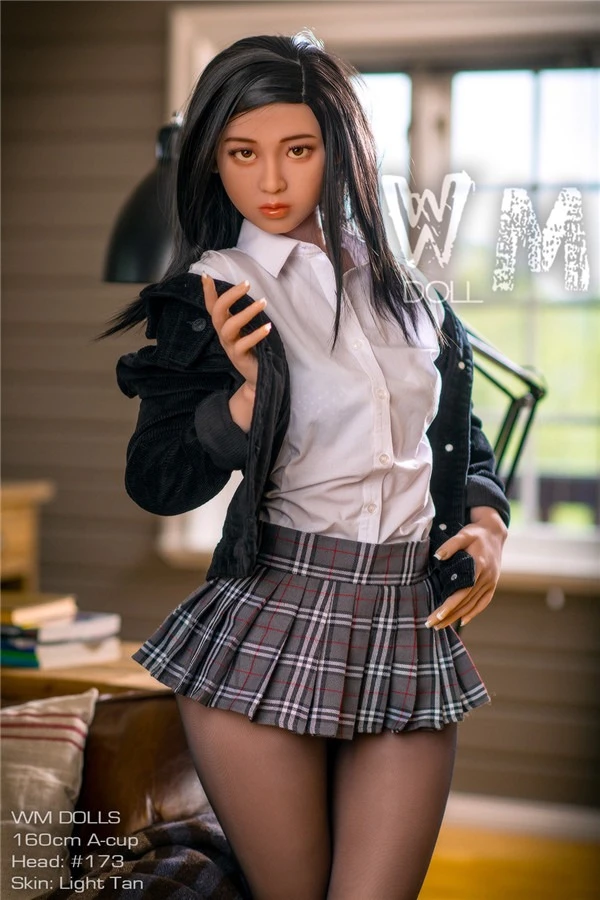 Impresionante muñeca sexual WM Dolls Maeve de 160 cm, talla A, con segunda cabeza de regalo