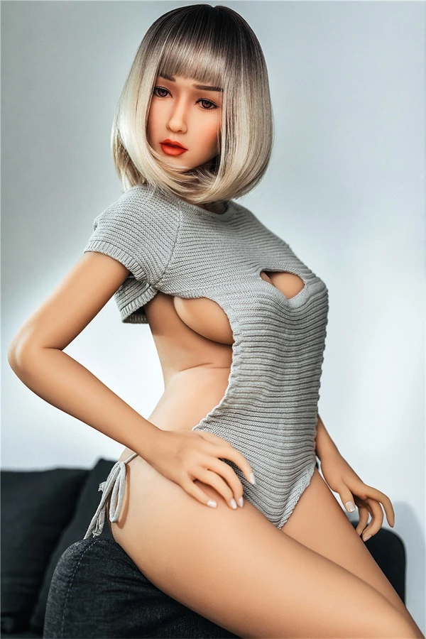 Muñeca Irontech - Muñeca sexual realista de pelo corto y curvas, Avianna, 160 cm
