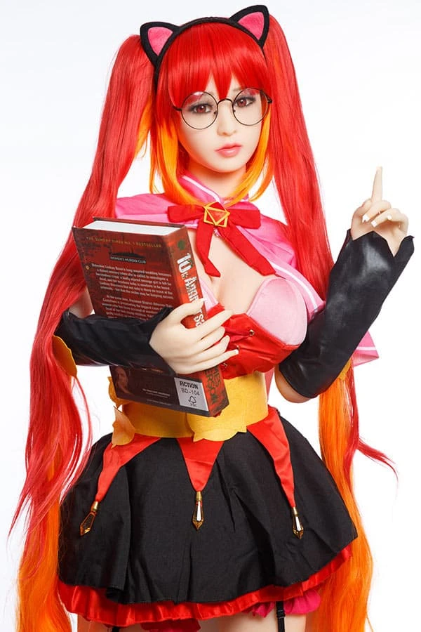 Aibei Doll presenta la mejor compañera pelirroja del anime japonés, Tessie, de 158 cm, con una segunda cabeza de cortesía.