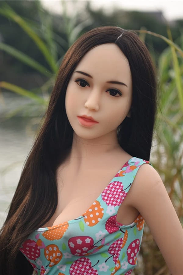 Muñeca sexual asiática WM Dolls Asha de 156 cm con pechos pequeños y segunda cabeza de regalo