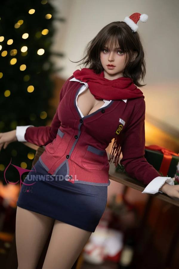 Reseña de la muñeca Funwest Ashley de 157 cm: una muñeca sexual navideña festiva, seductora y de gran tamaño.