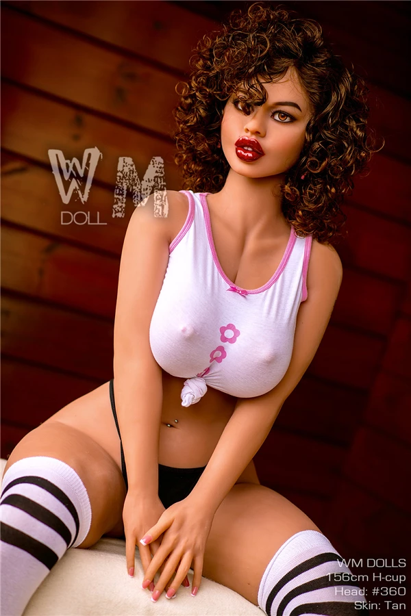 Muñeca sexual afroamericana realista WM Dolls Ryan de 156 cm con segunda cabeza de cortesía