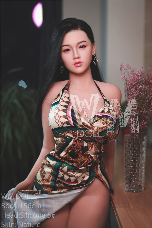 Muñeca sexual realista de silicona WM Dolls, Carly, de 156 cm, madura, tetona, MILF, BBW, con segunda cabeza de cortesía