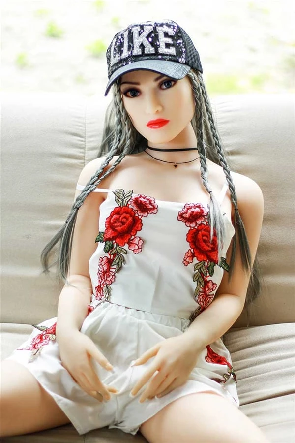 Muñeca Aibei Sofia 158 cm - Muñeca sexual femenina realista de tamaño real con pechos pequeños y una segunda cabeza extra