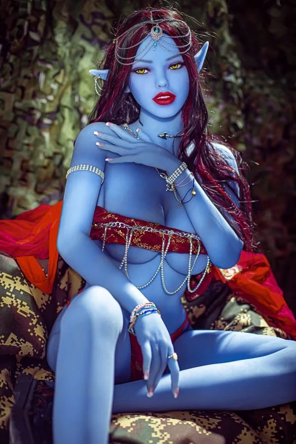 Aibei Doll presenta la enigmática muñeca sexual elfa azul Ava de 158 cm