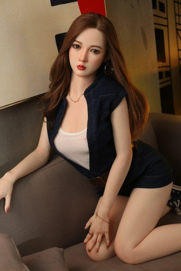 Muñeca sexual japonesa asiática ultrarrealista MeSe Doll Noor de 166 cm con cabeza de silicona